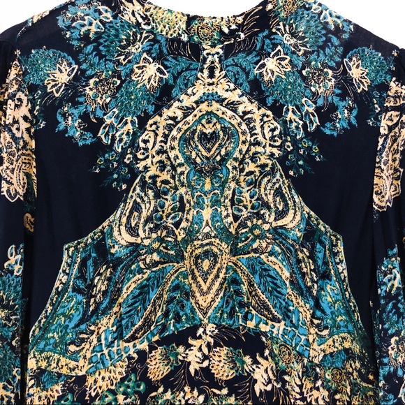 NWT Free People Lady Luck Print Tunic. Size Large. - Picture 4 of 8